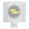 Dachshund Night Light Yellow and Grey for Nursery