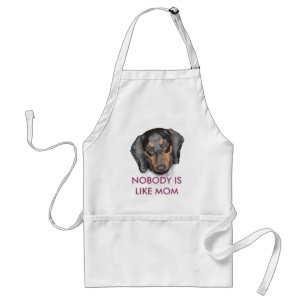 Dachshund  'Nobody Like Mom'  Apron