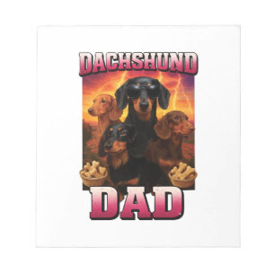 Dachshund notepad