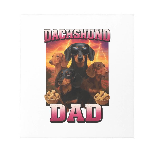 Dachshund   notepad (Front)
