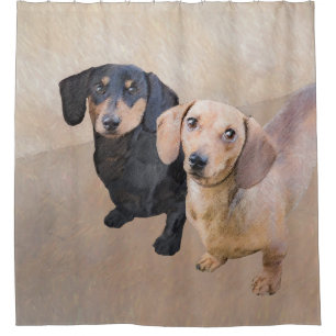 Dachshund Painting - Cute Original Dog Art
