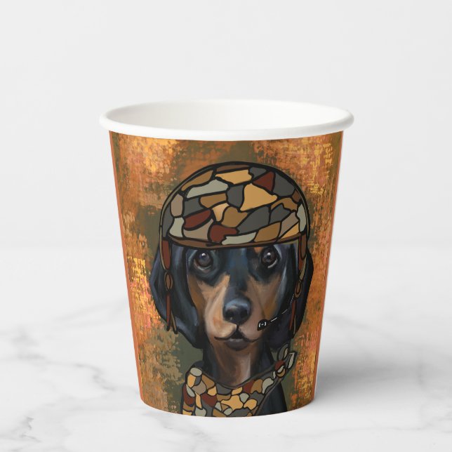 DACHSHUND PAPER CUPS (Back)