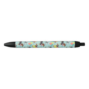 Dachshund Party Black Ink Pen