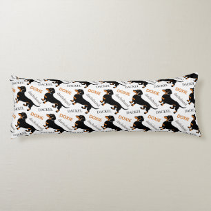 Dachshund Pattern Body Pillow