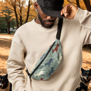 Dachshund Pattern Fanny Pack