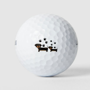 Dachshund paw dog family love golf balls