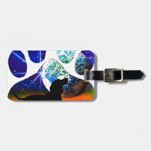 Dachshund Paw Luggage Tag