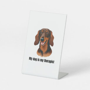 Dachshund Pedestal Sign