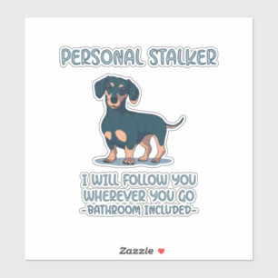 Dachshund Personal Stalker