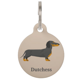 Dachshund Personalize Pet Tag