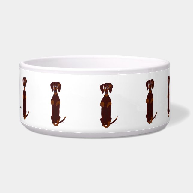Dachshund Pet Bowl (Right)