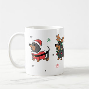 Dachshund Pet Dog Christmas  Coffee Mug