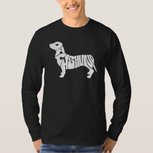 Dachshund Pet Dog Men Women Casual Graphical Dress T-Shirt