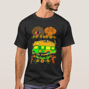 DACHSHUND PET FUNNY WIENER DOG GIFT CAMPING ADVENT T-Shirt