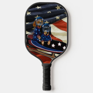 DACHSHUND PICKLEBALL PADDLE