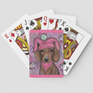 Dachshund            playing cards