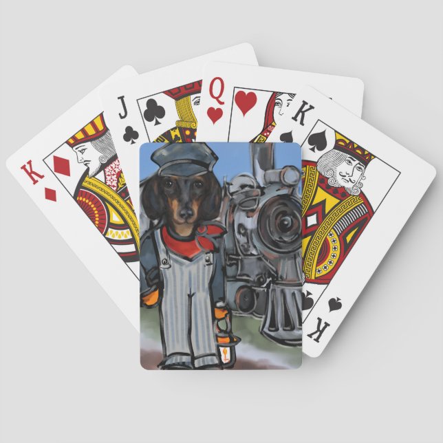 DACHSHUND     PLAYING CARDS (Back)
