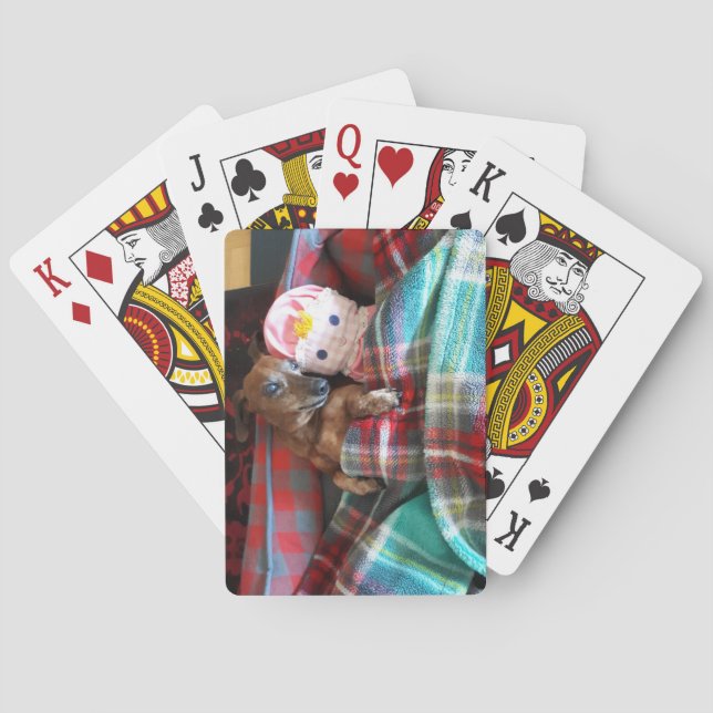 Dachshund Playing Cards (Back)