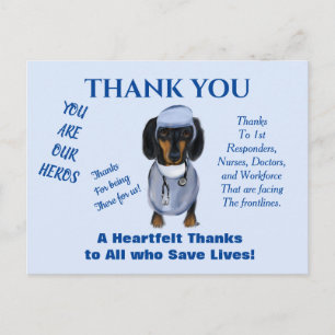 Dachshund Postcard
