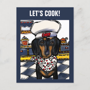 DACHSHUND POSTCARD