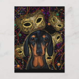 Dachshund        postcard