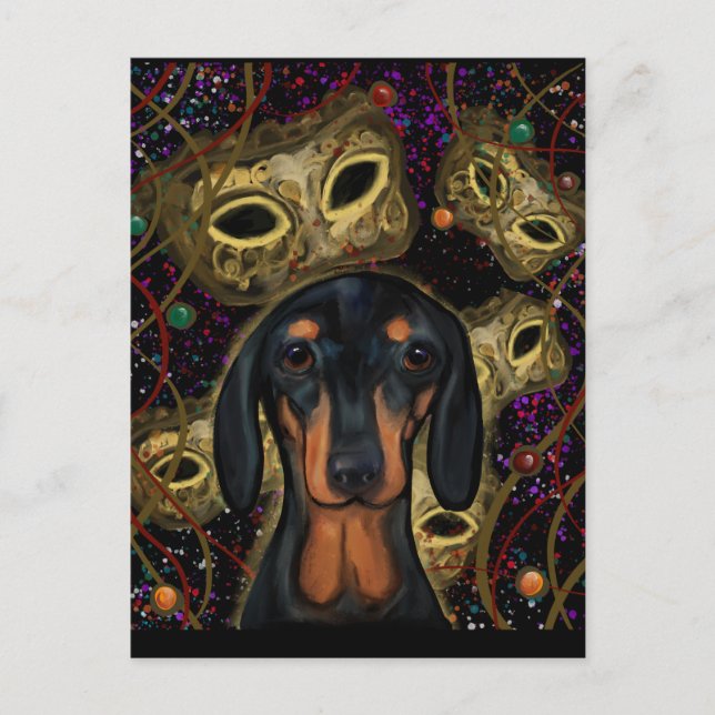 Dachshund        postcard (Front)