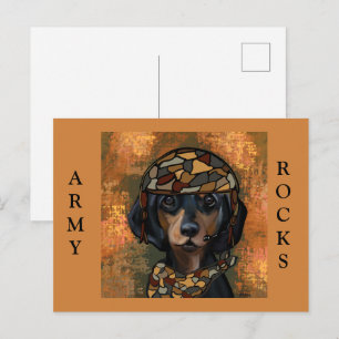 DACHSHUND POSTCARD
