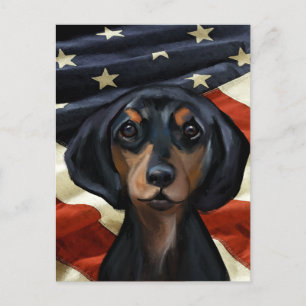 DACHSHUND POSTCARD