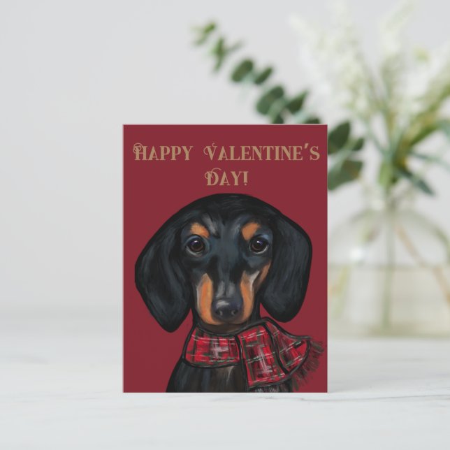 DACHSHUND       POSTCARD (Standing Front)
