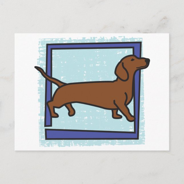 Dachshund Postcard (Front)