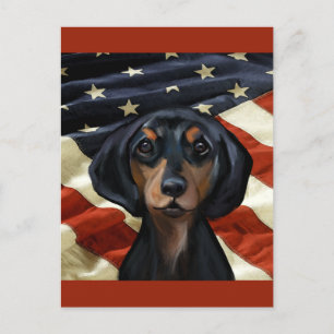 DACHSHUND POSTCARD