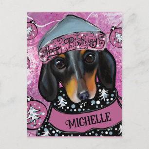 DACHSHUND  POSTCARD