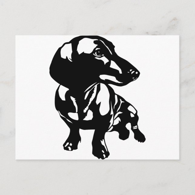 Dachshund Postcard (Front)