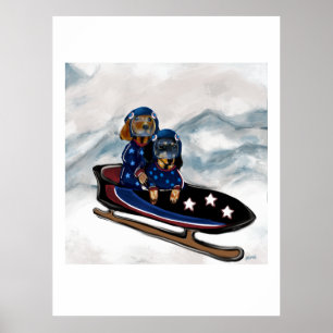 DACHSHUND  POSTER