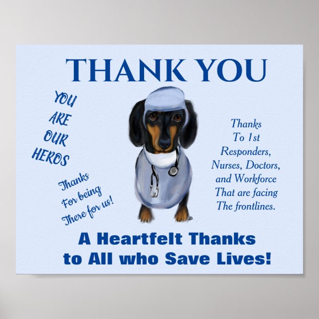 Dachshund Poster (Front)