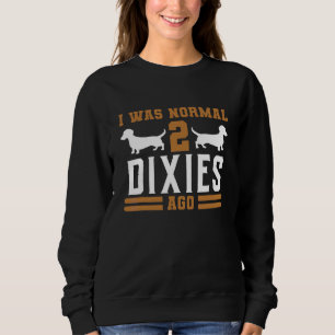 Dachshund Puppy Wiener Dackel Dixie Doxie Weiner D Sweatshirt