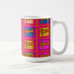 Dachshund Quilt Coffee Mug