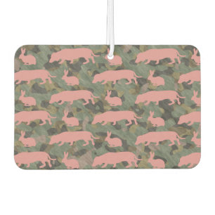 Dachshund & Rabbit Camo Air Freshener