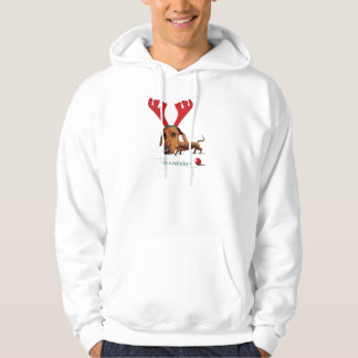 Dachshund Reindeer Hoodie