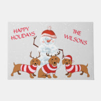 Dachshund Reindeer Snowman Christmas Decor
