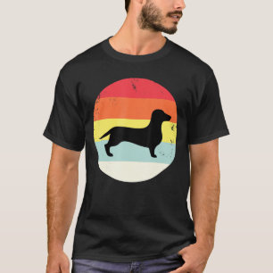 Dachshund Retro Birthday For Dackel Dog Owner Men T-Shirt