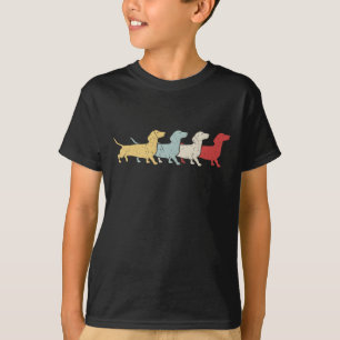 Dachshund Retro Vintage T-Shirt