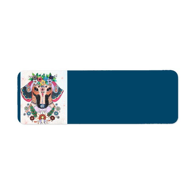Dachshund Return Address Label (Front)
