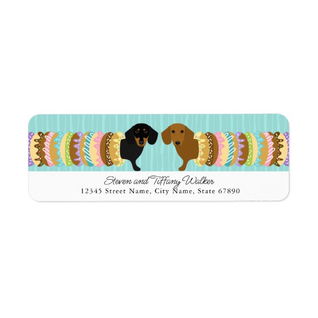 Dachshund Return Address Labels (Front)