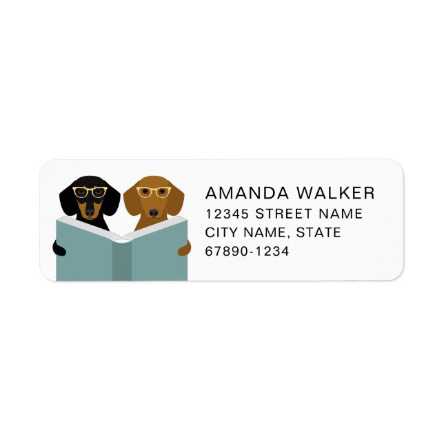 Dachshund Return Address Labels (Front)