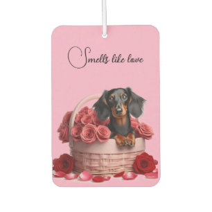 Dachshund Roses Air Freshener