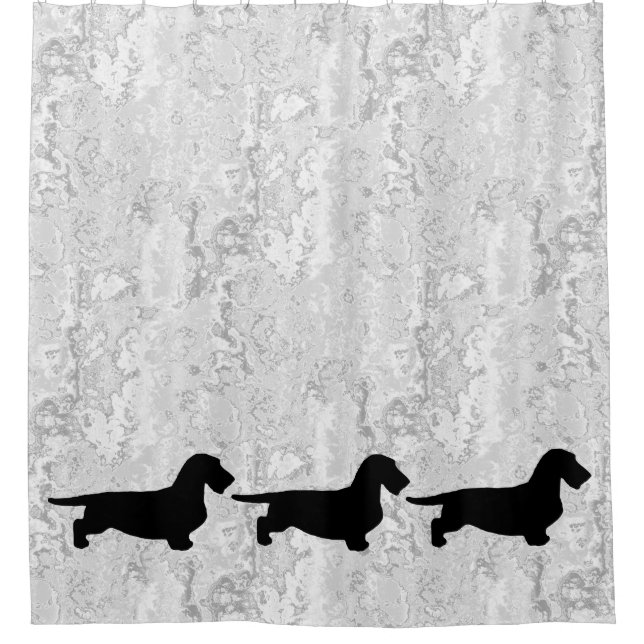 Dachshund Rough Hair - Silhouette 1 (Front)