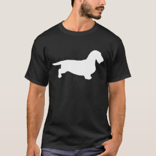 Dachshund Rough Hair - Silhouette 2 T-Shirt