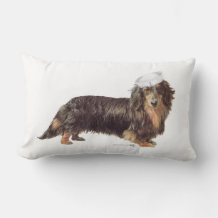 Dachshund Sailor Lumbar Pillow