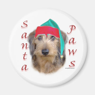 Dachshund Santa Paws Magnet
